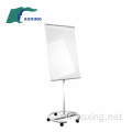 Portable de base ronde mobile magnétique flipchart blanc